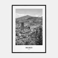 Bilbao Portrait B&W Poster