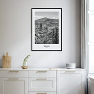 Bilbao Portrait B&W Poster