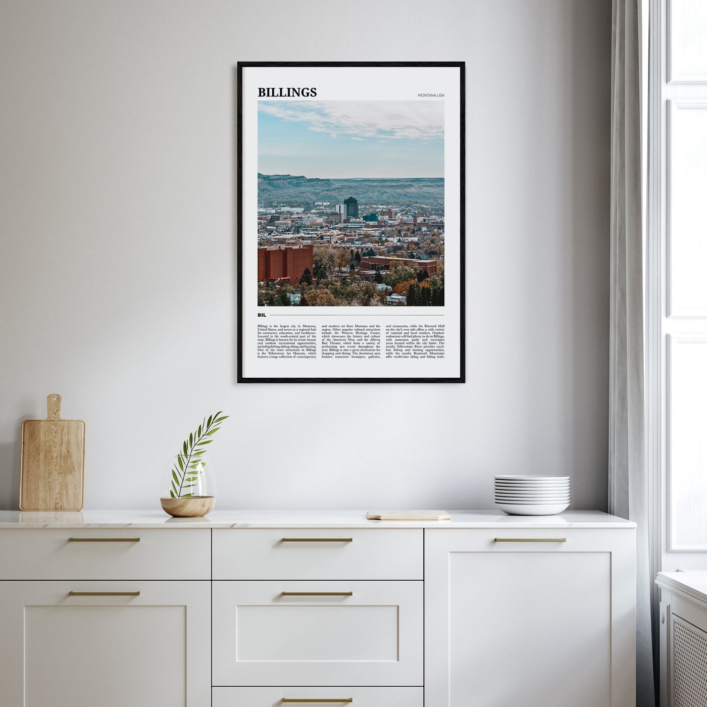 Billings Travel Color Poster