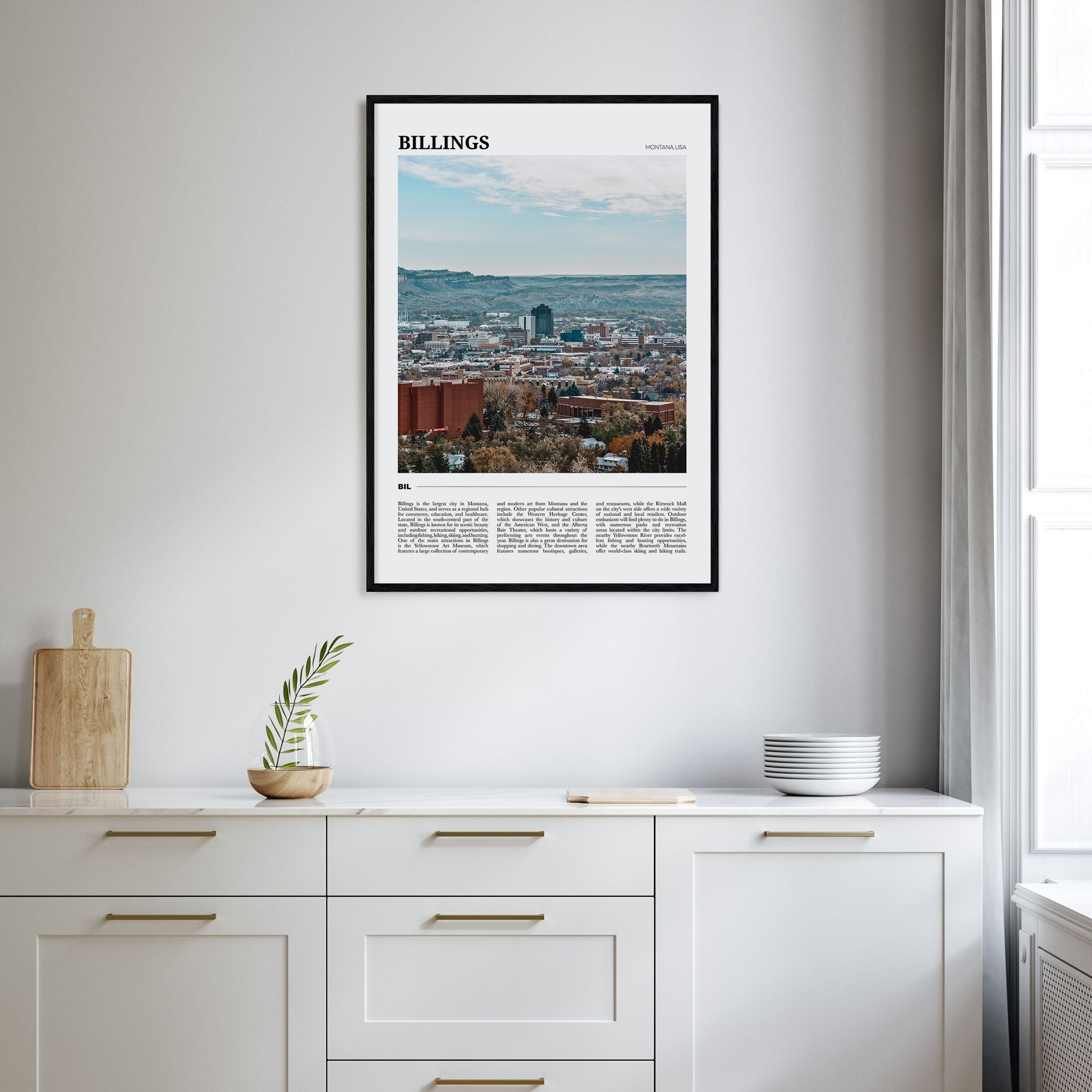 Billings Travel Color Poster