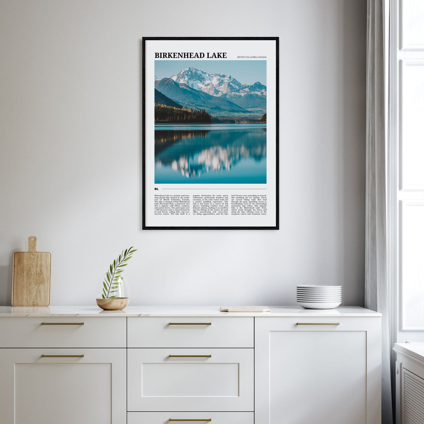 Birkenhead Lake Travel Color Poster