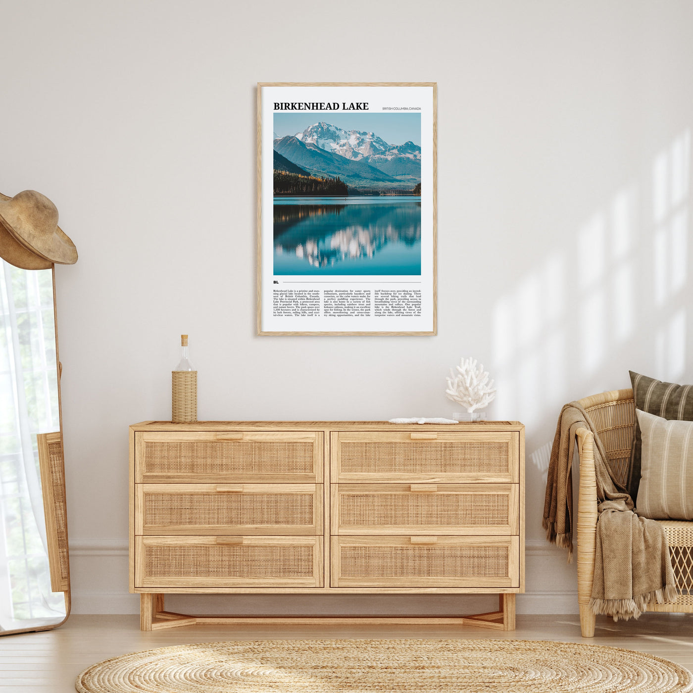 Birkenhead Lake Travel Color Poster