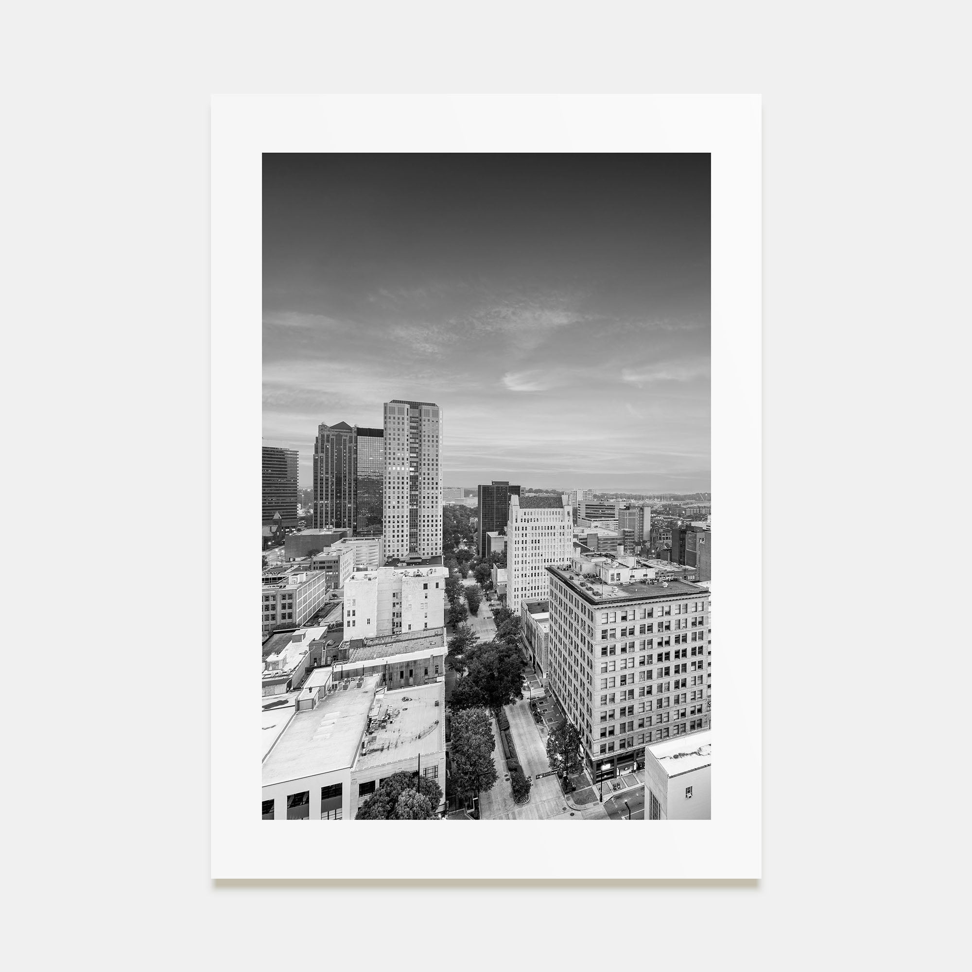 Birmingham, Alabama Photo B&W Poster