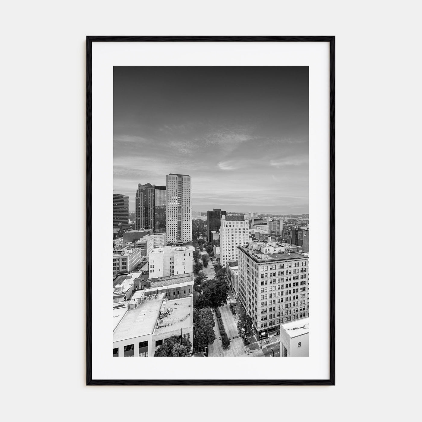 Birmingham, Alabama Photo B&W Poster
