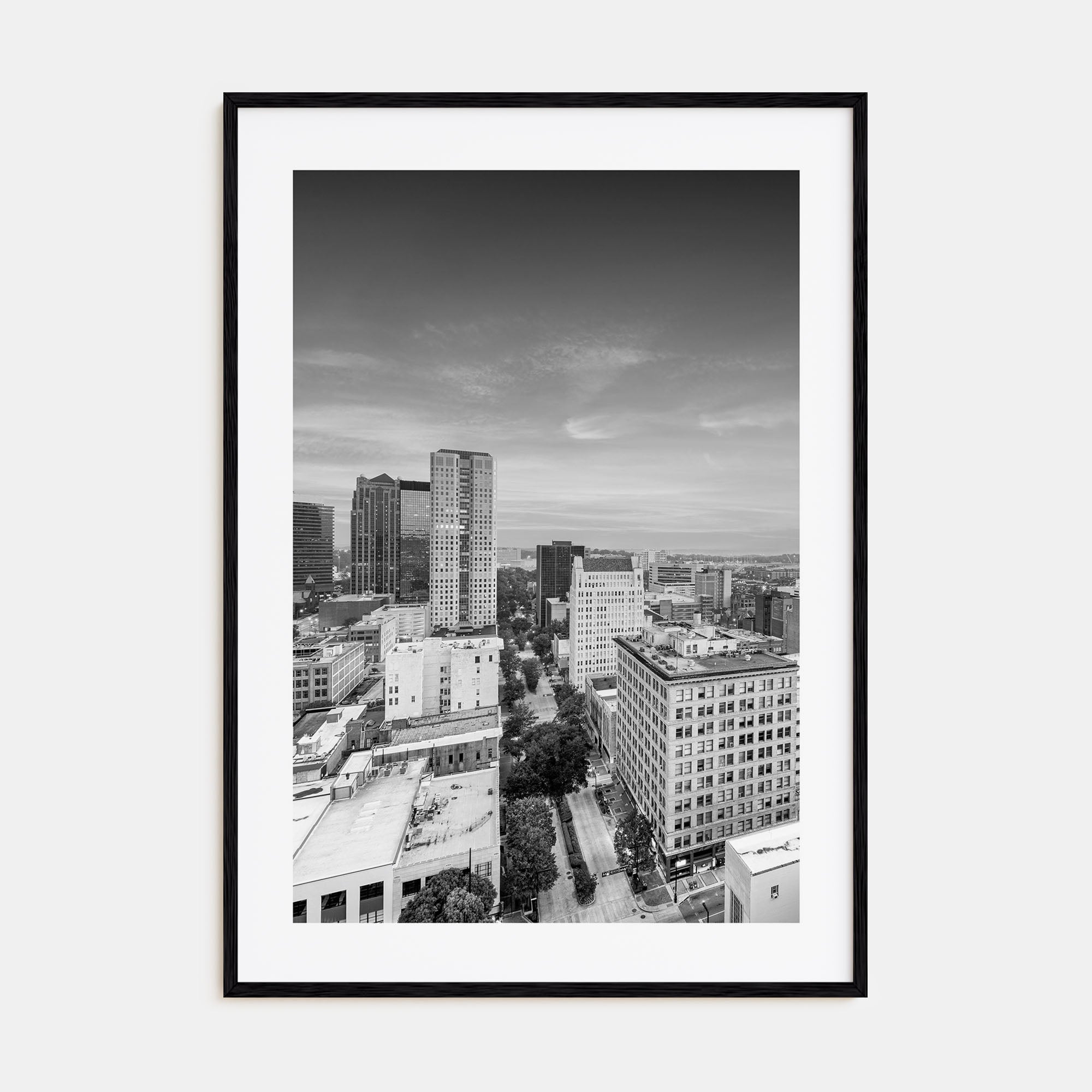 Birmingham, Alabama Photo B&W Poster