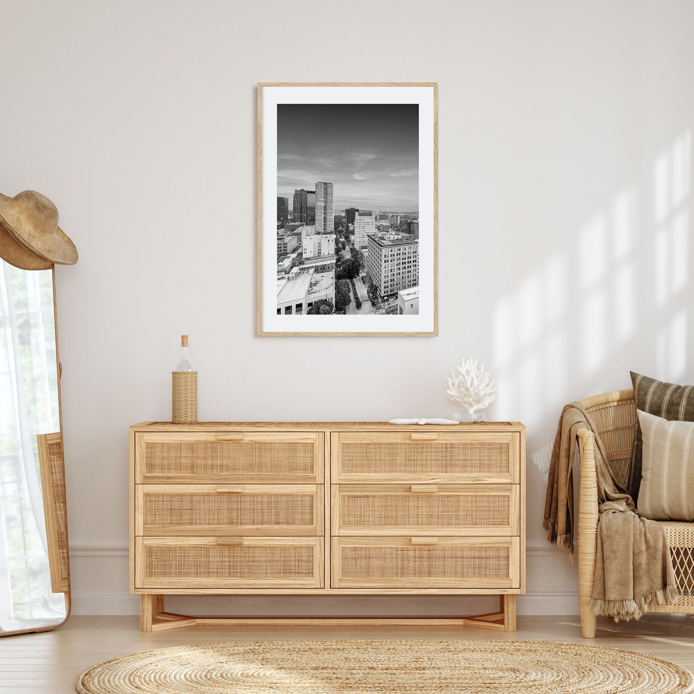 Birmingham, Alabama Photo B&W Poster