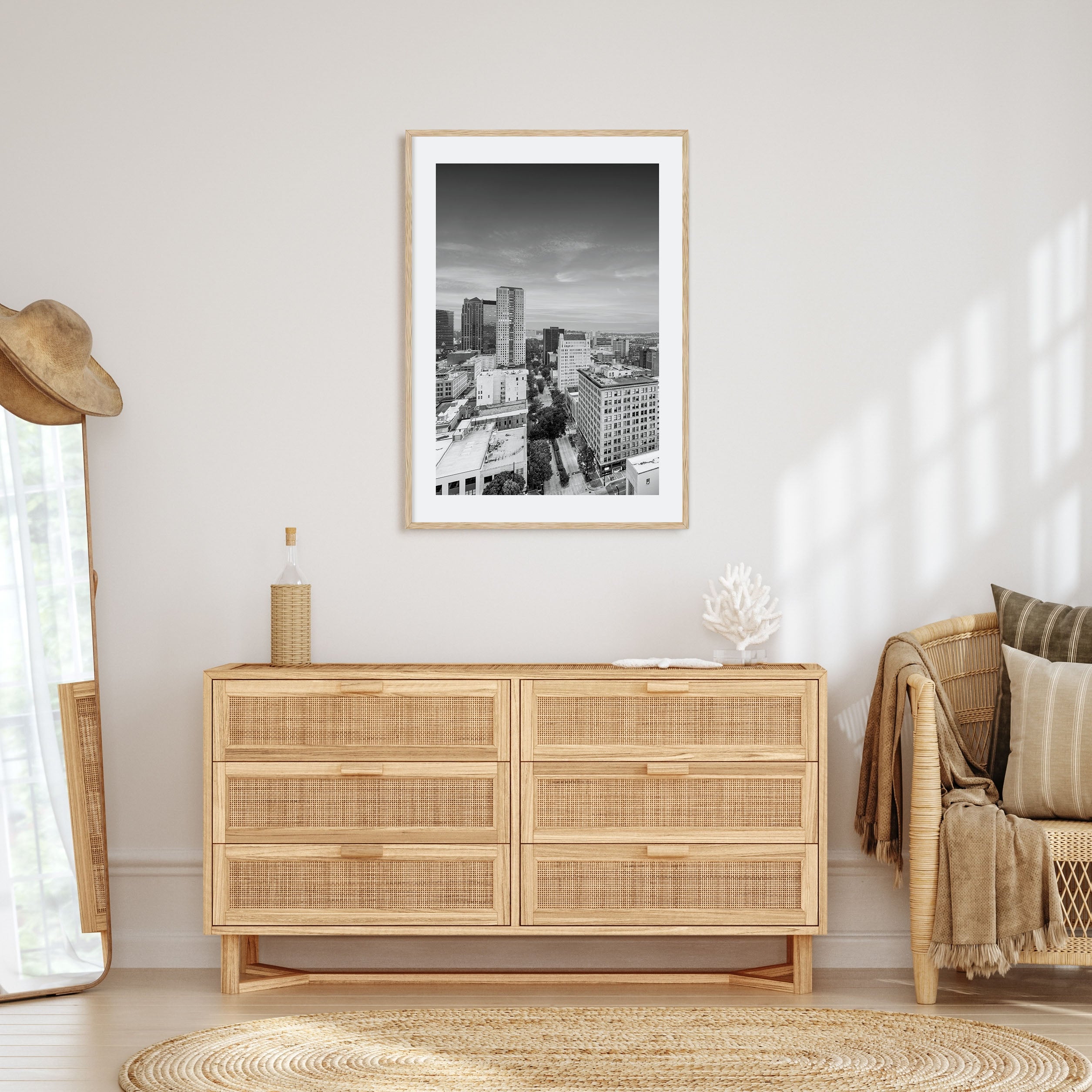 Birmingham, Alabama Photo B&W Poster