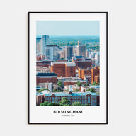 Birmingham, Alabama Portrait Color Poster