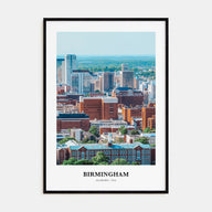 Birmingham, Alabama Portrait Color Poster