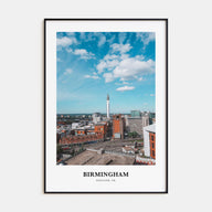 Birmingham, England Portrait Color Poster