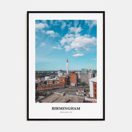 Birmingham, England Portrait Color Poster