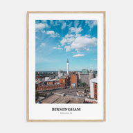 Birmingham, England Portrait Color Poster