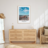 Birmingham, England Portrait Color Poster