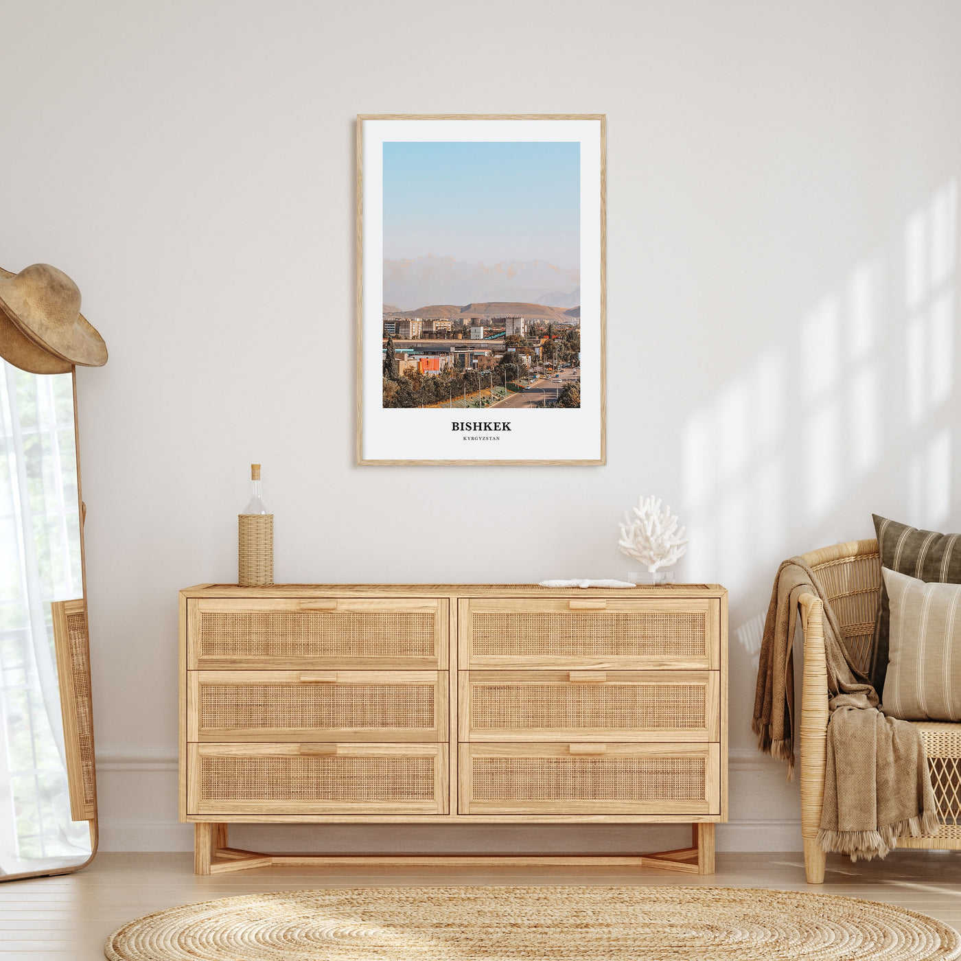 Bishkek Portrait Color Poster