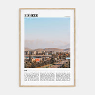 Bishkek Travel Color Poster