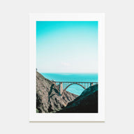 Bixby Creek Bridge Photo Color No 1 Poster