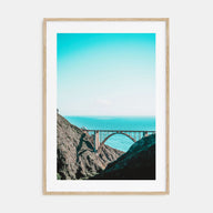 Bixby Creek Bridge Photo Color No 1 Poster