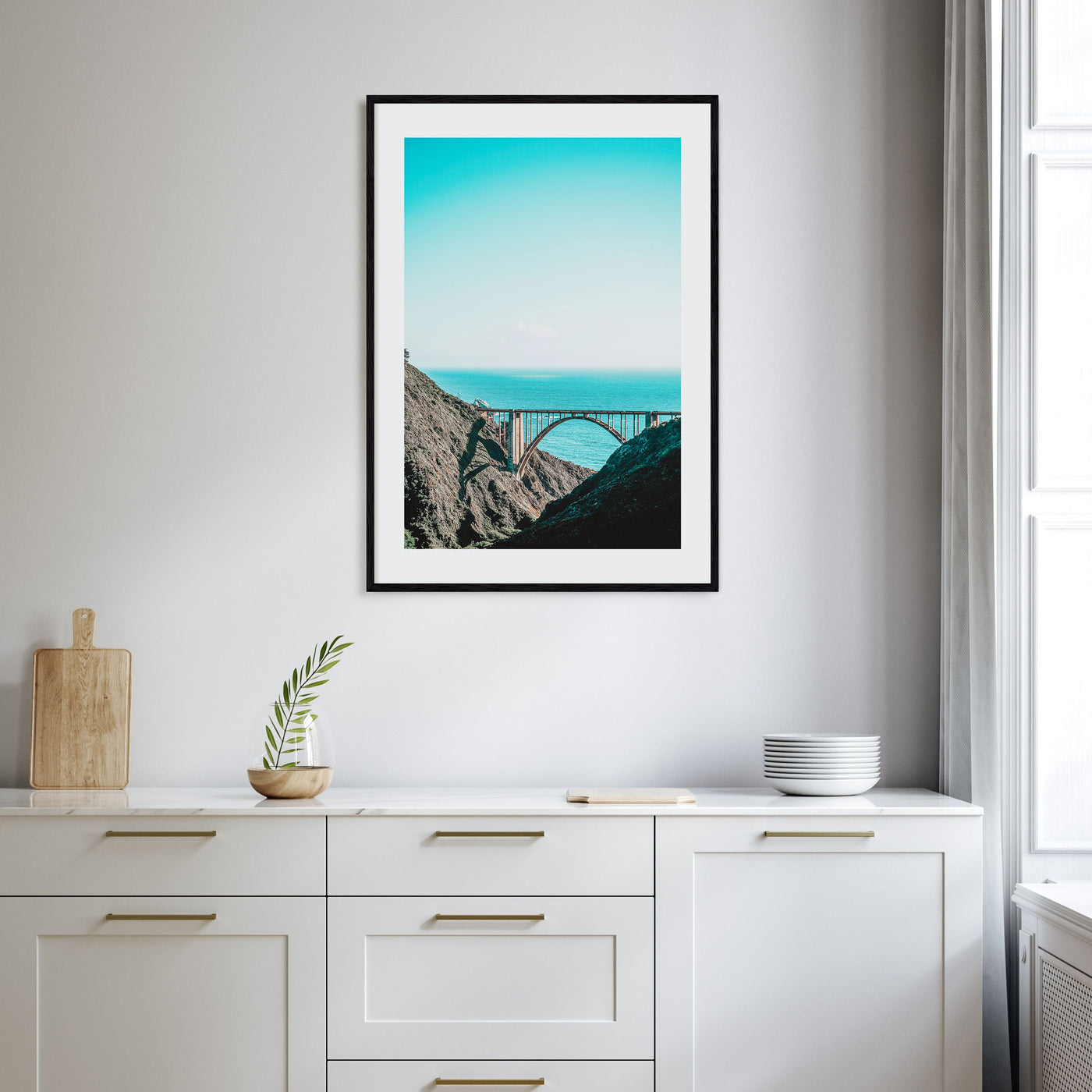 Bixby Creek Bridge Photo Color No 1 Poster