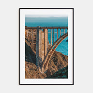 Bixby Creek Bridge Photo Color No 2 Poster