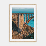Bixby Creek Bridge Photo Color No 2 Poster