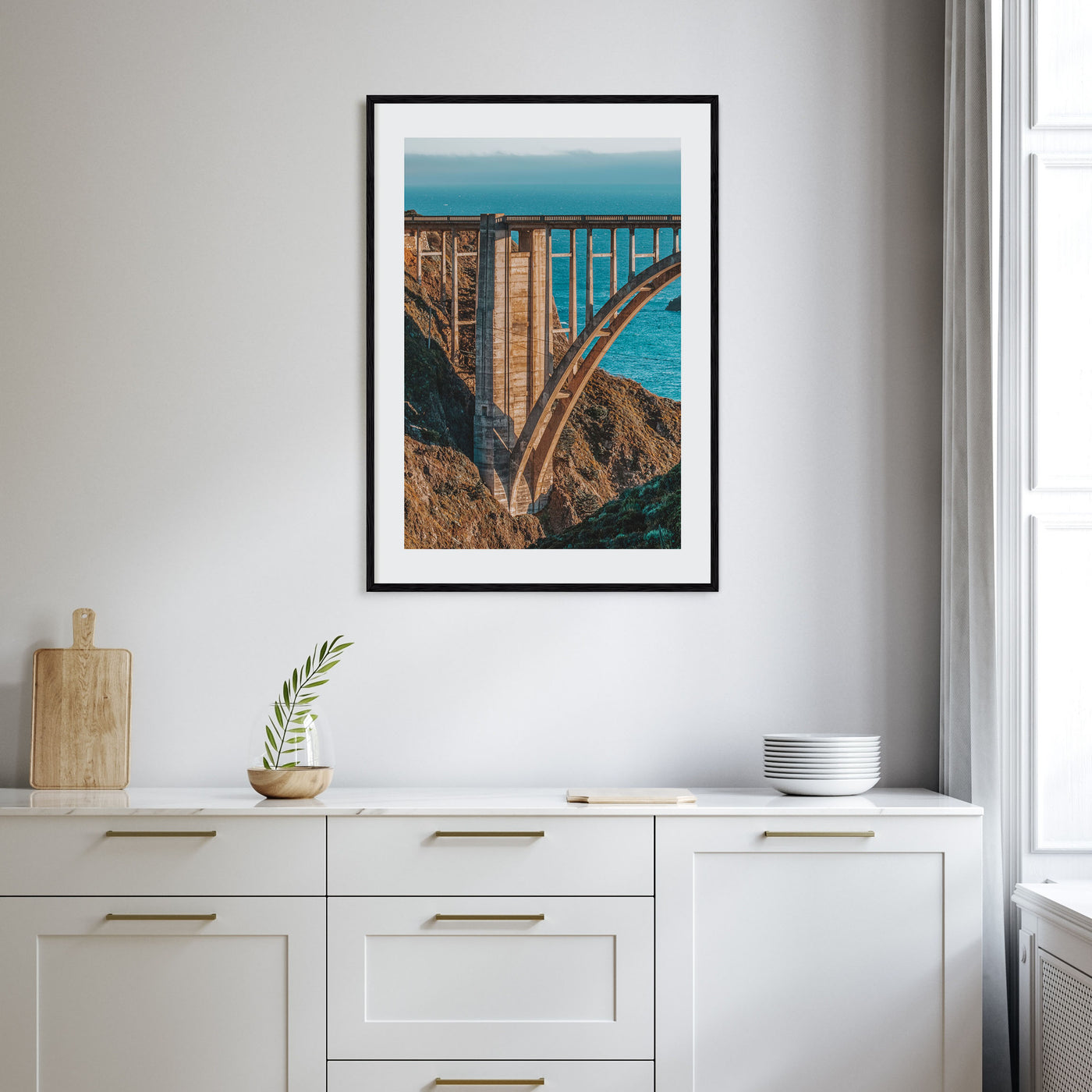 Bixby Creek Bridge Photo Color No 2 Poster