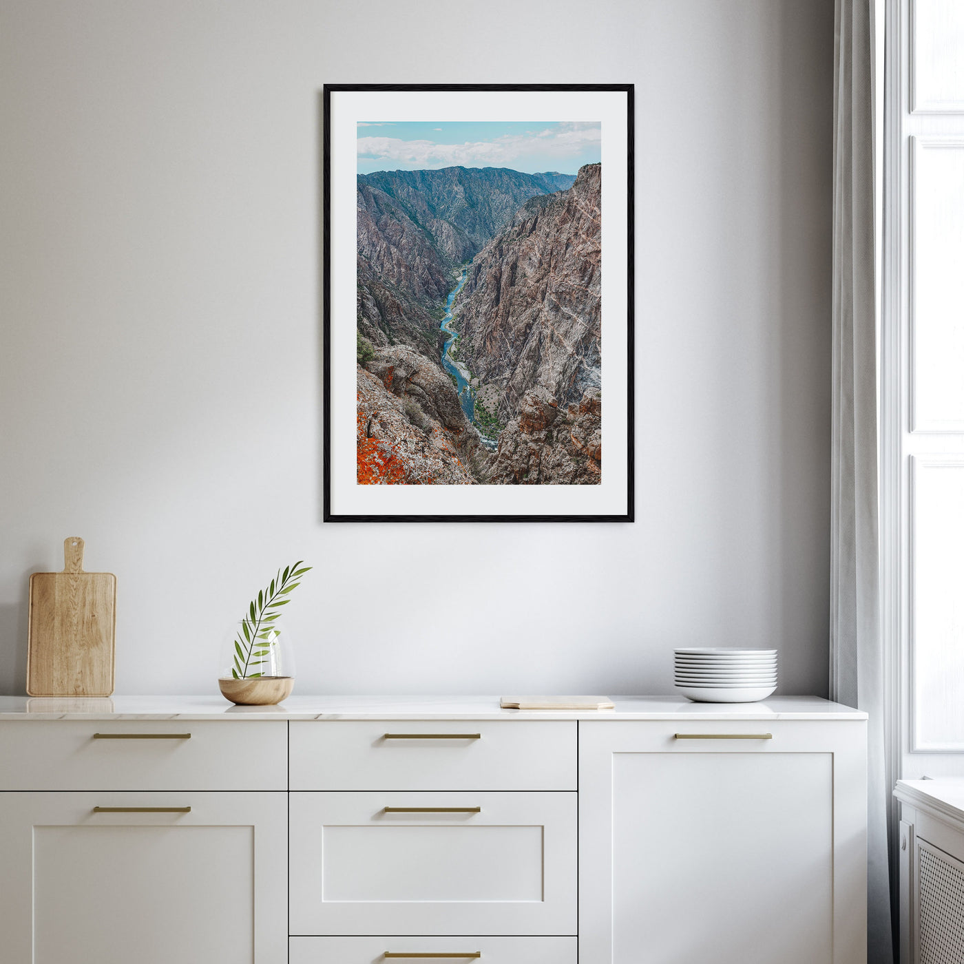 Black Canyon of the Gunnison National Park Photo Color Poster