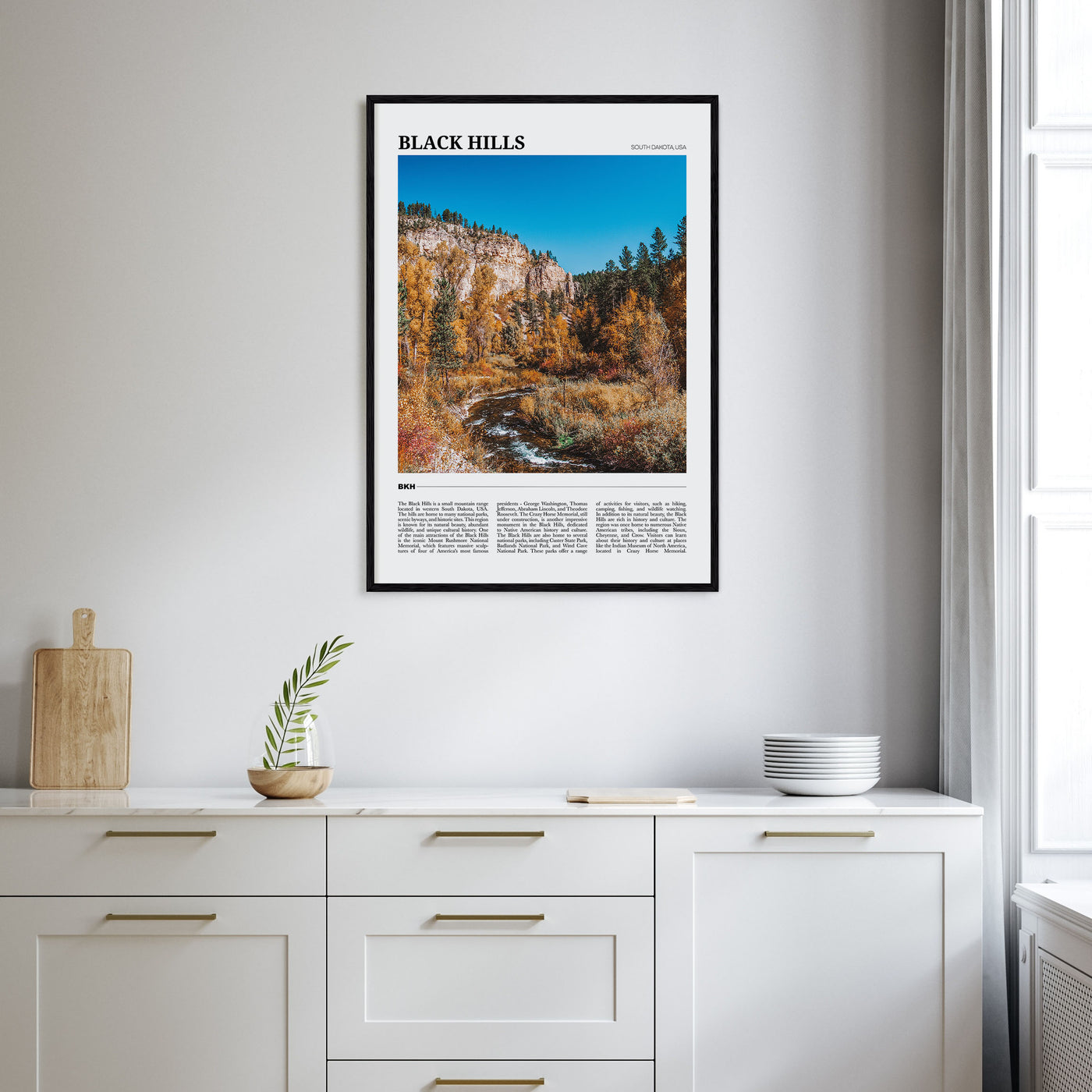 Black Hills Travel Color Poster