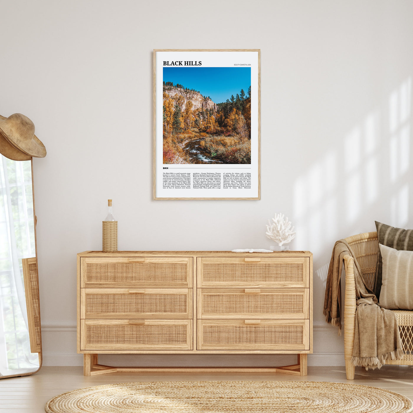 Black Hills Travel Color Poster