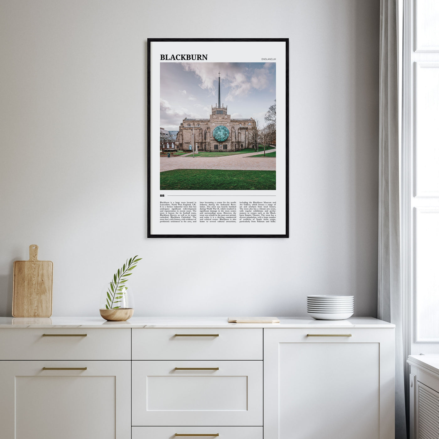 Blackburn Travel Color Poster