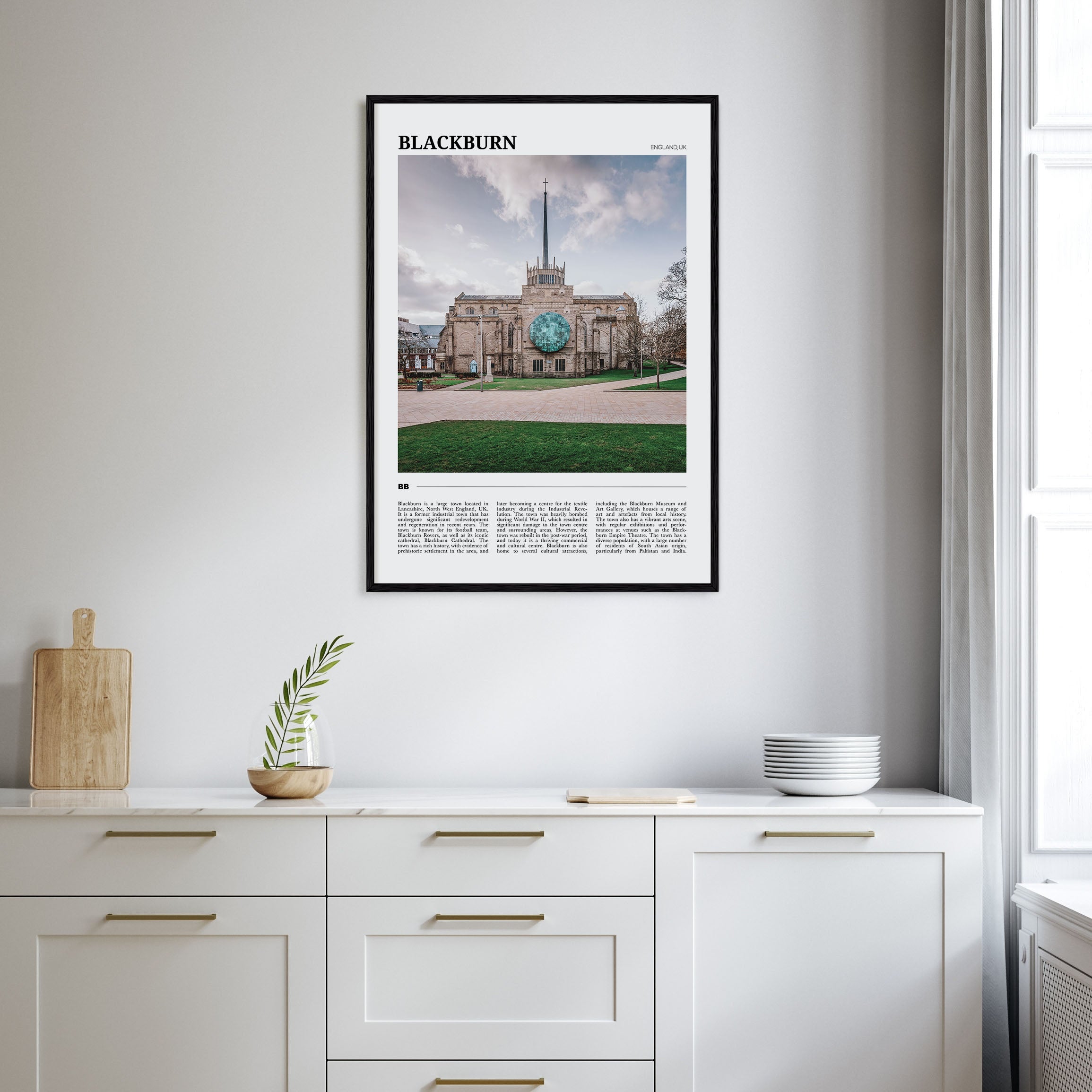 Blackburn Travel Color Poster
