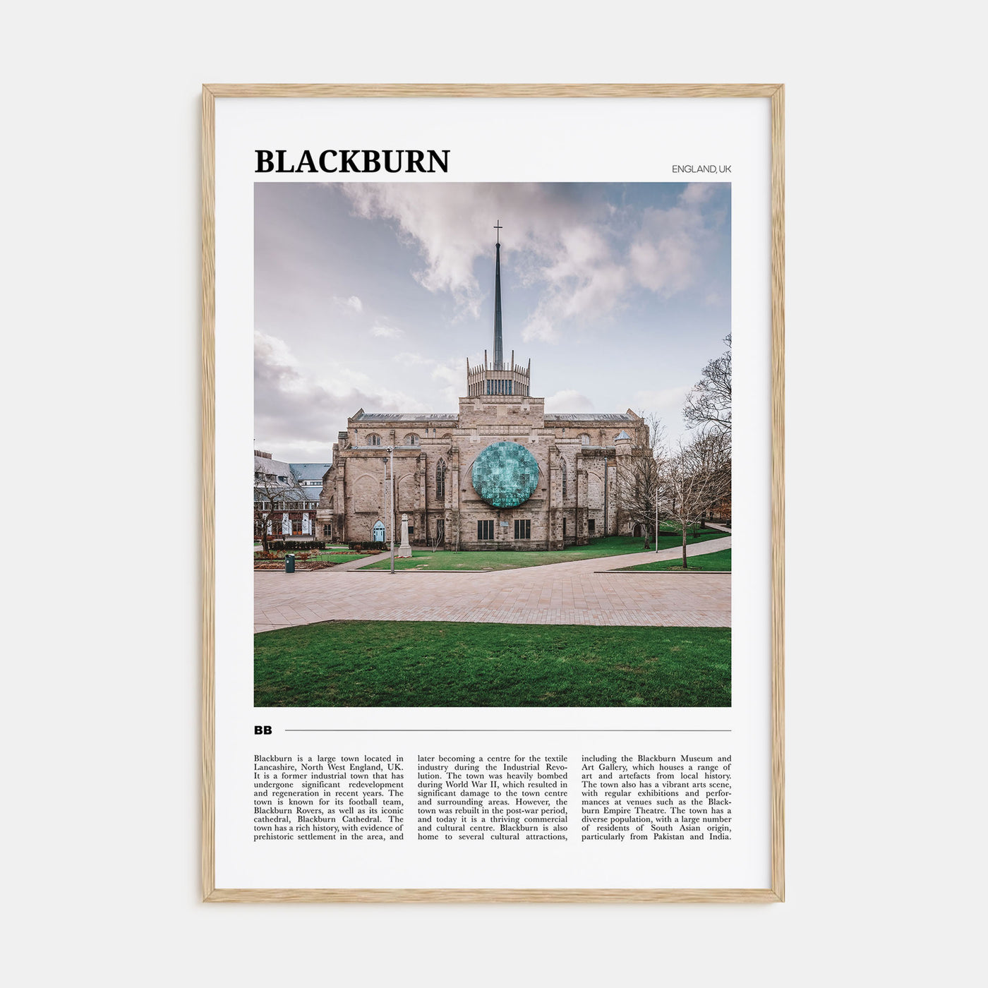 Blackburn Travel Color Poster