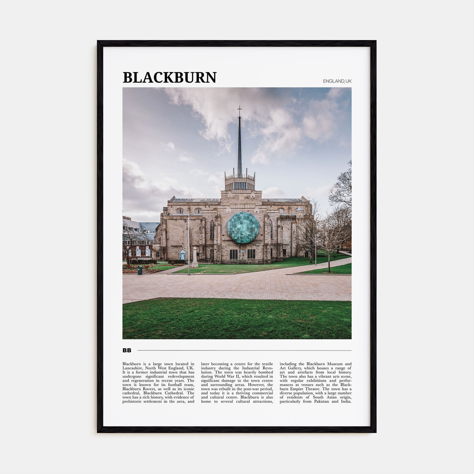 Blackburn Travel Color Poster