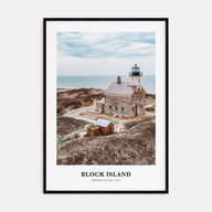 Block Island Portrait Color Poster