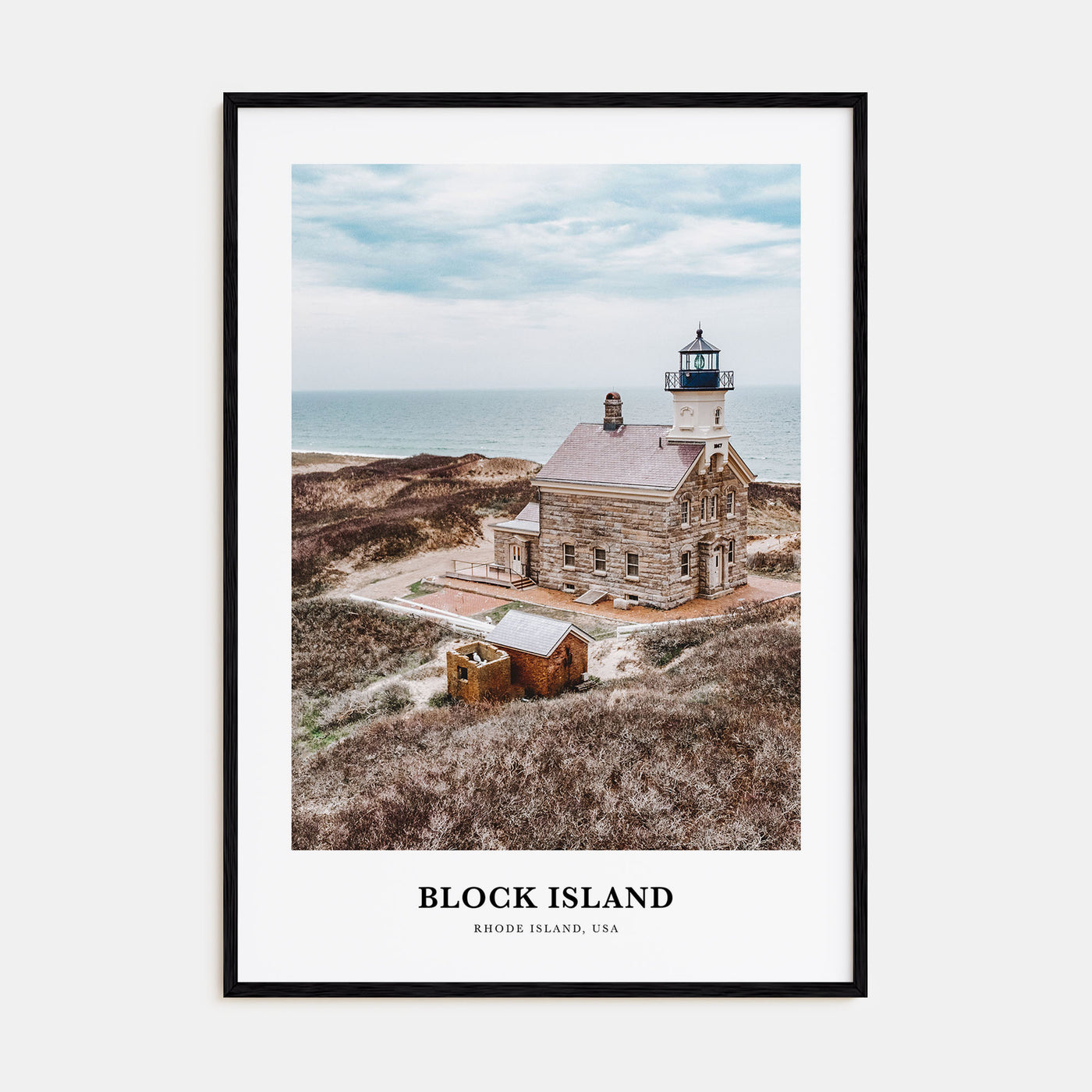 Block Island Portrait Color Poster