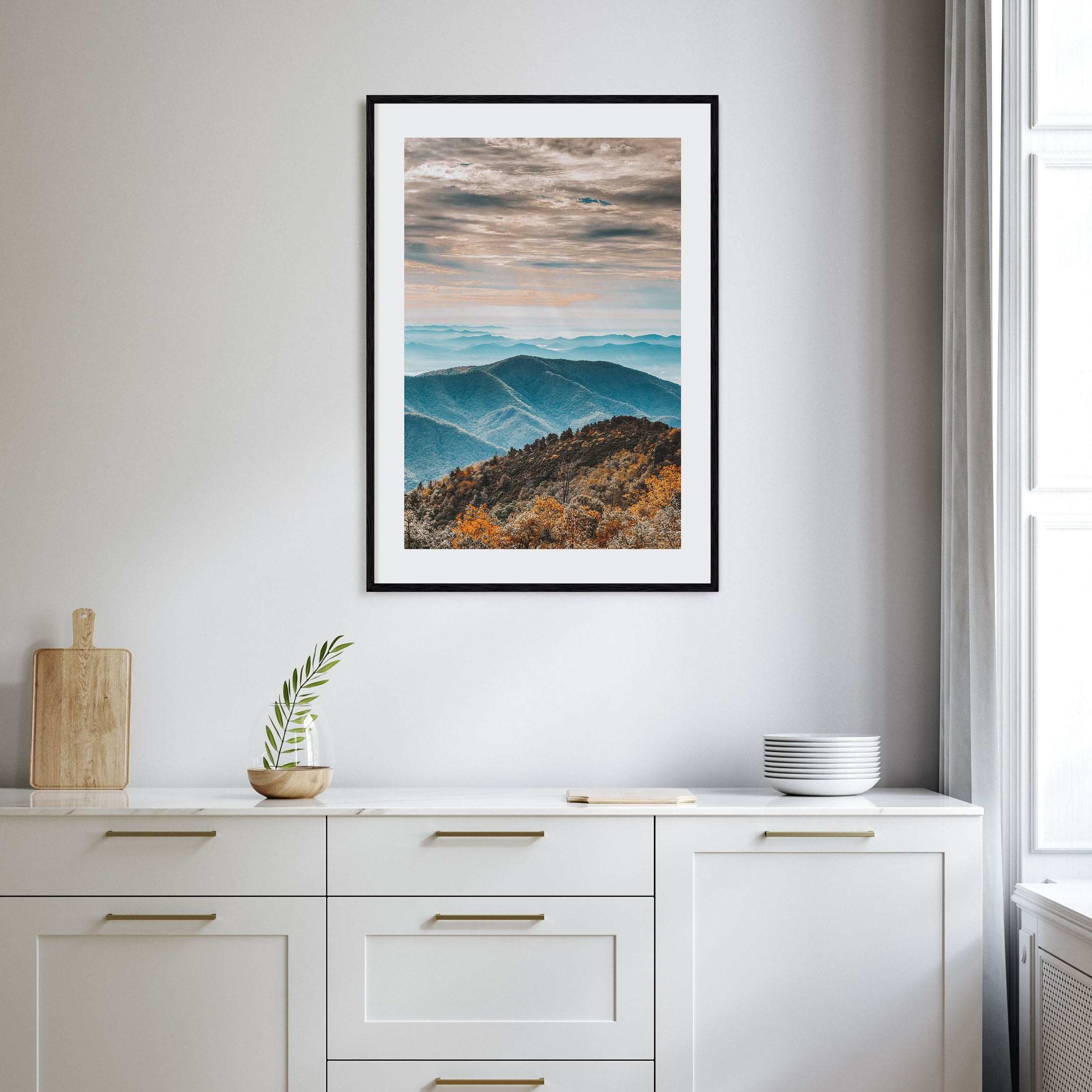 Blue Ridge Mountains Photo Color Poster