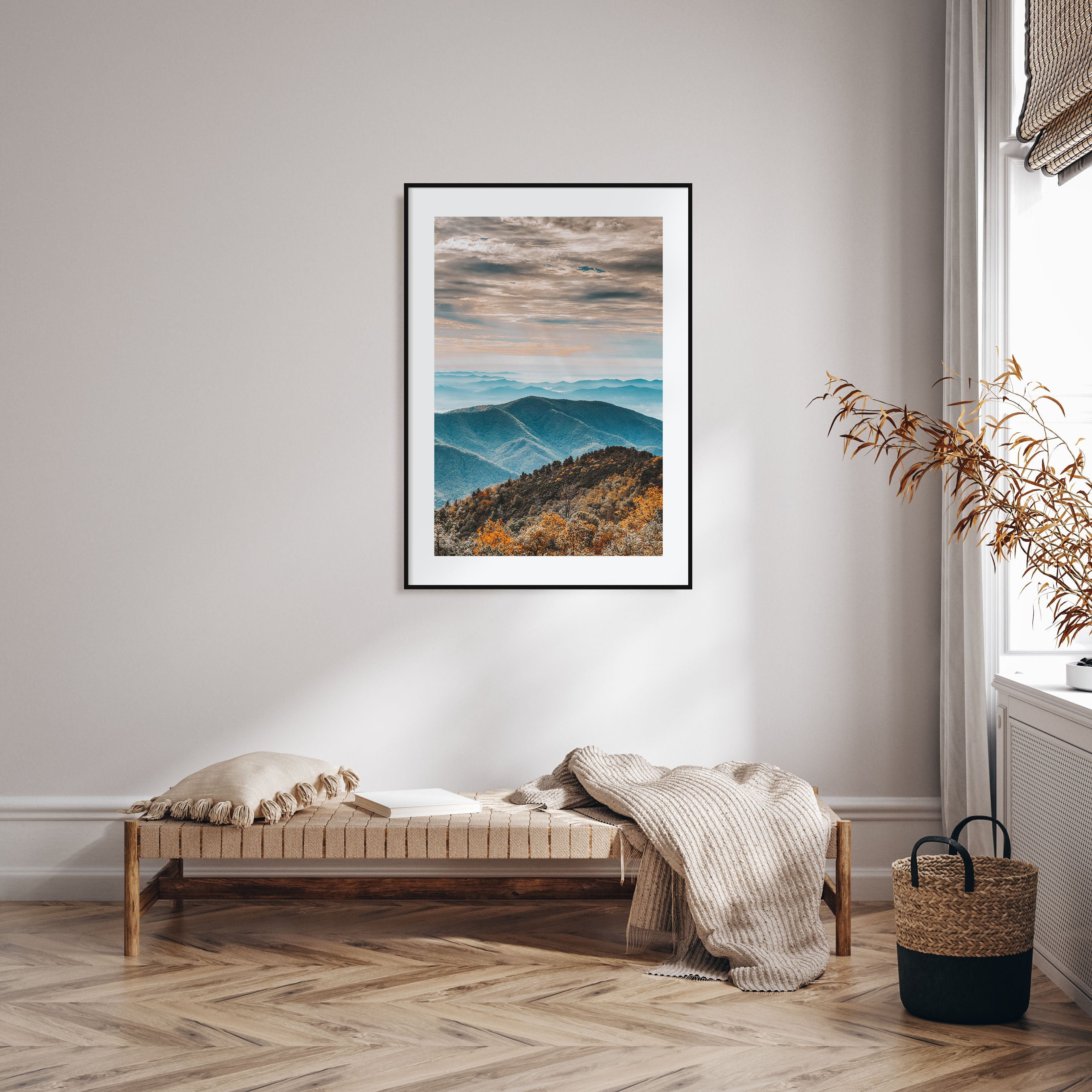 Blue Ridge Mountains Photo Color Poster