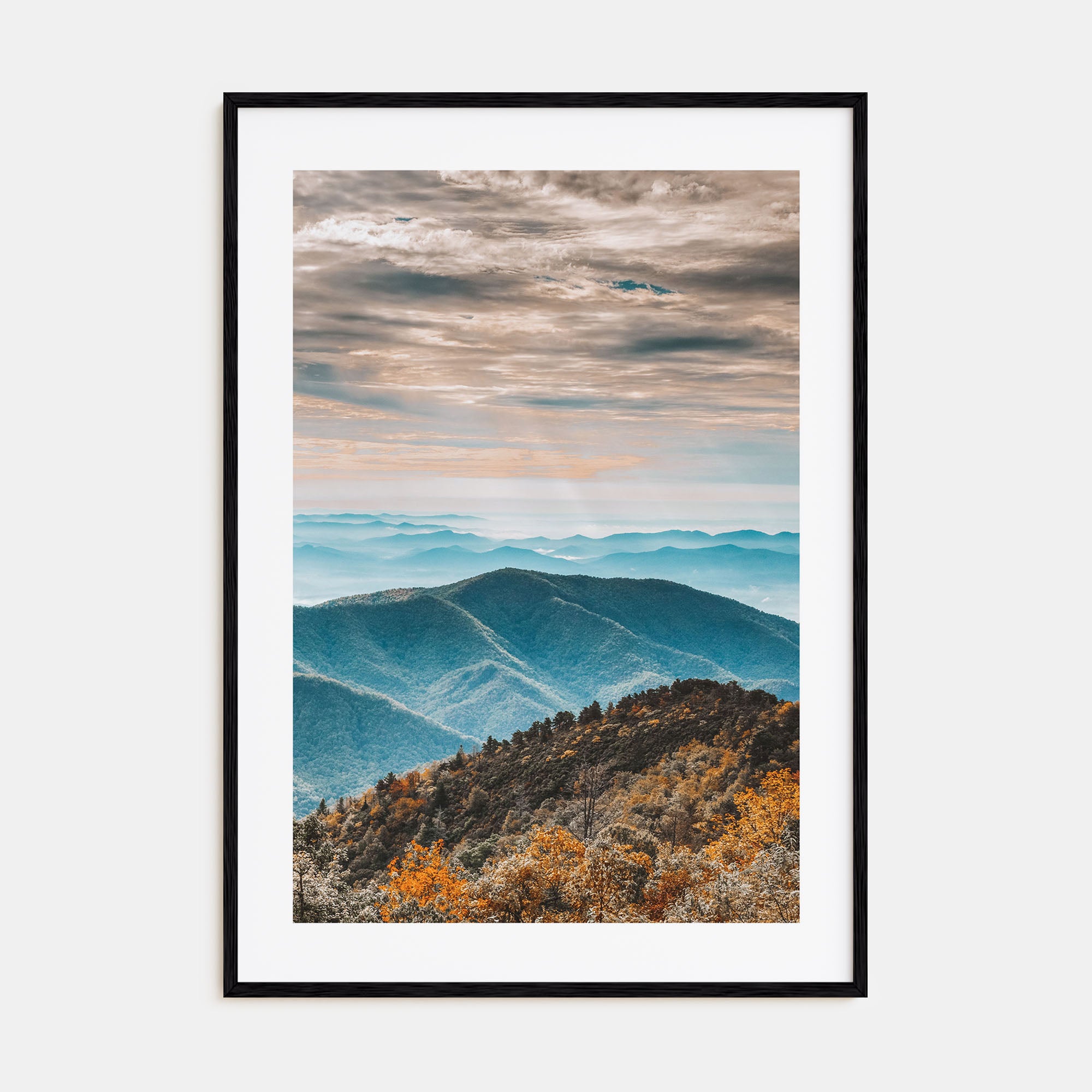 Blue Ridge Mountains Photo Color Poster