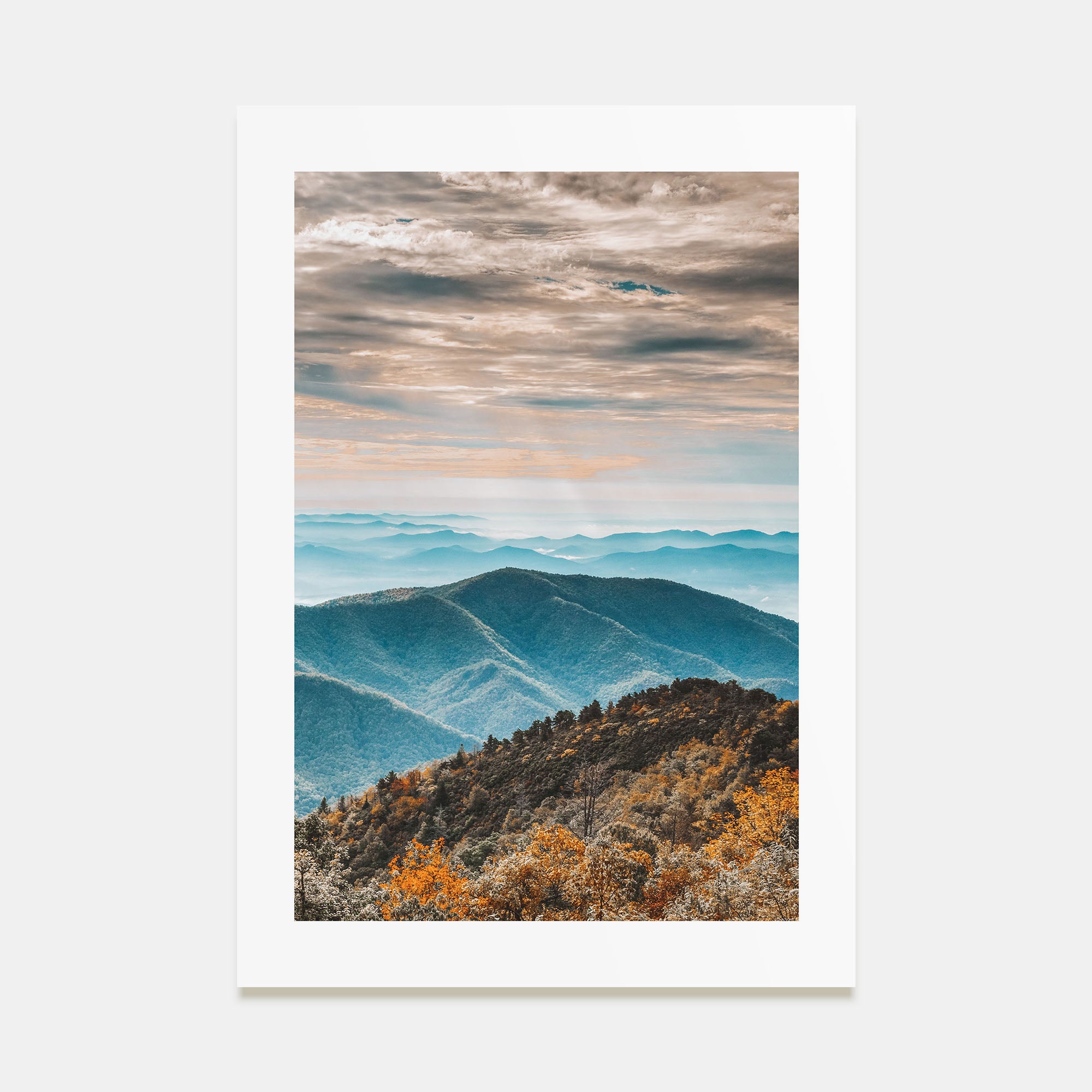 Blue Ridge Mountains Photo Color Poster