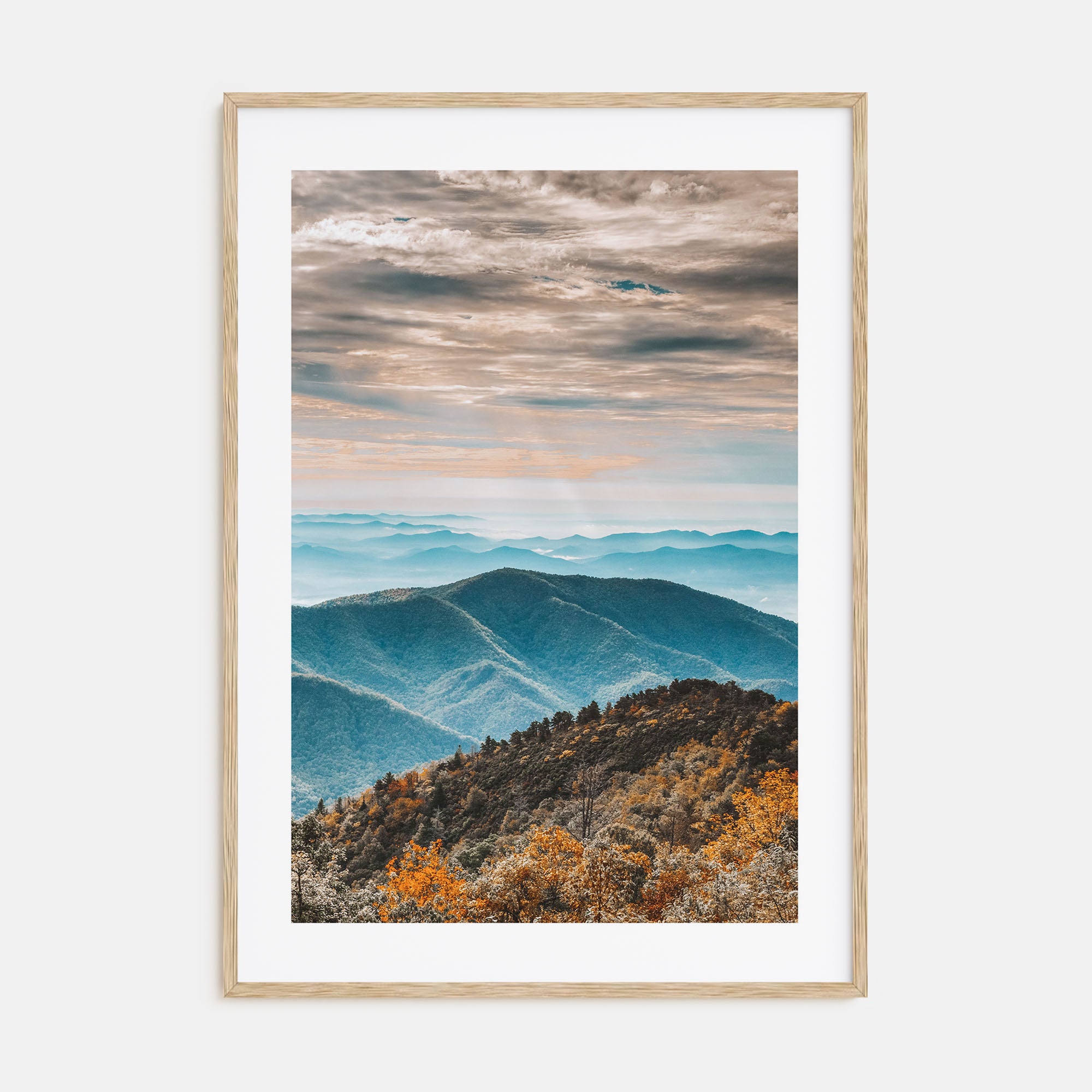 Blue Ridge Mountains Photo Color Poster
