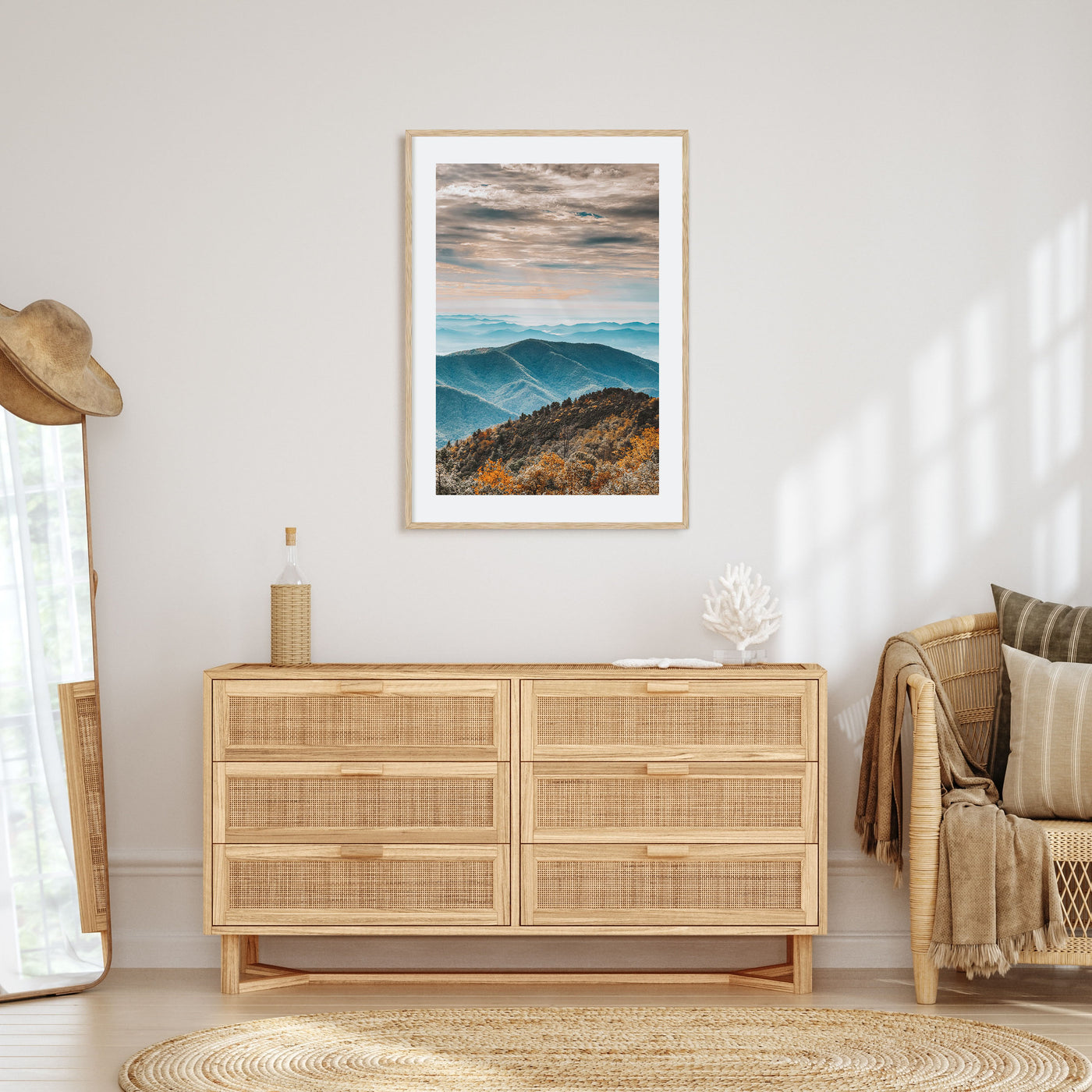 Blue Ridge Mountains Photo Color Poster