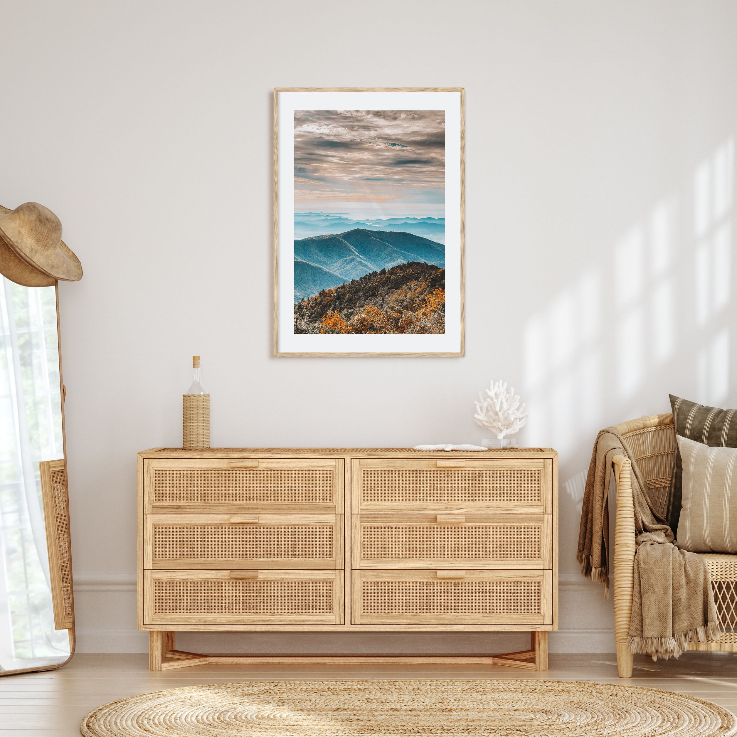 Blue Ridge Mountains Photo Color Poster