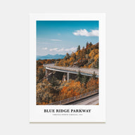Blue Ridge Parkway Portrait Color Poster