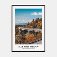 Blue Ridge Parkway Portrait Color Poster