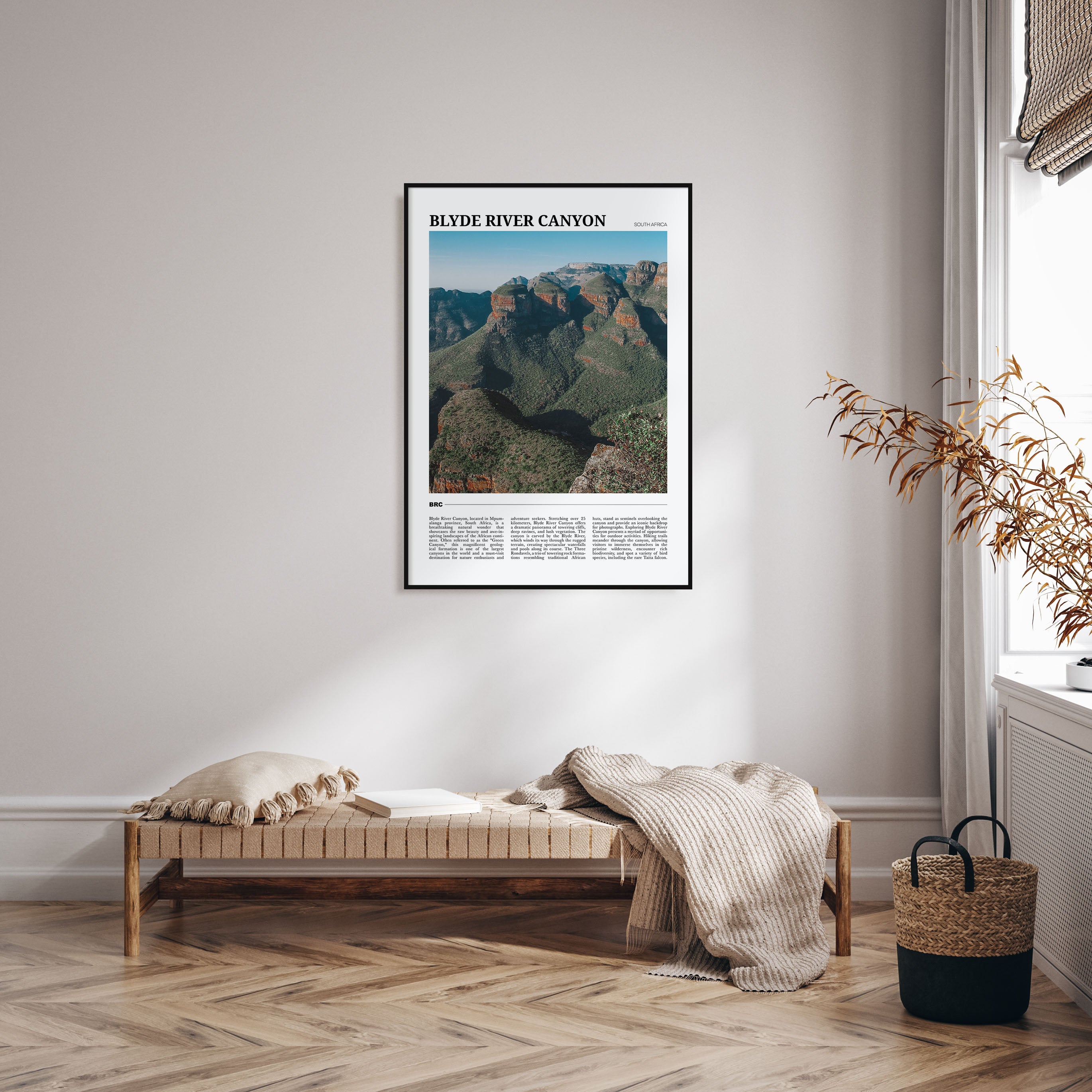 Blyde River Canyon Travel Color Poster