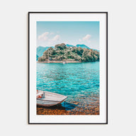 Boat in Lake Photo Color Poster