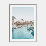 Boat on River Photo Color Poster