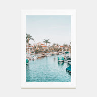 Boat on River Photo Color Poster