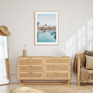 Boat on River Photo Color Poster