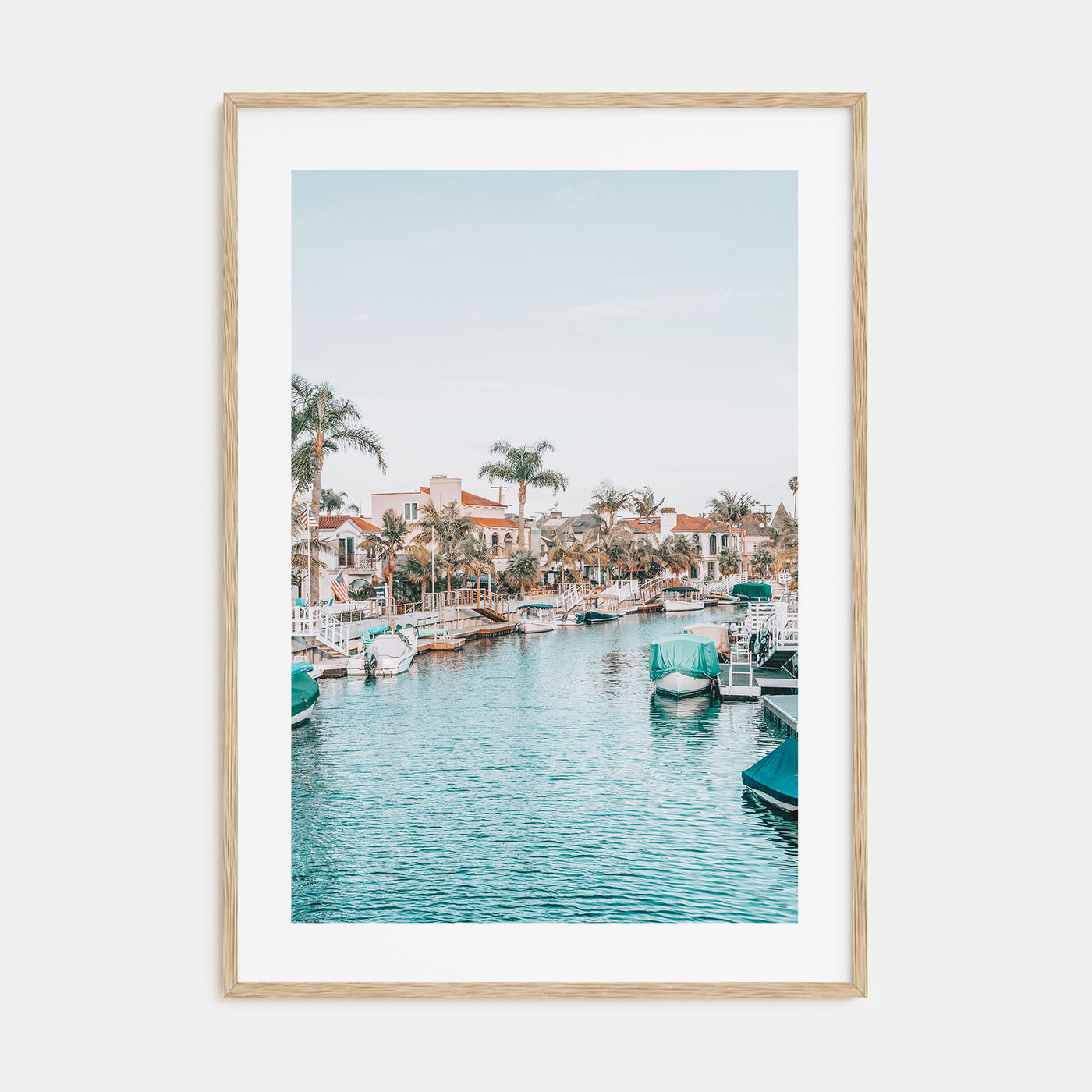 Boat on River Photo Color Poster