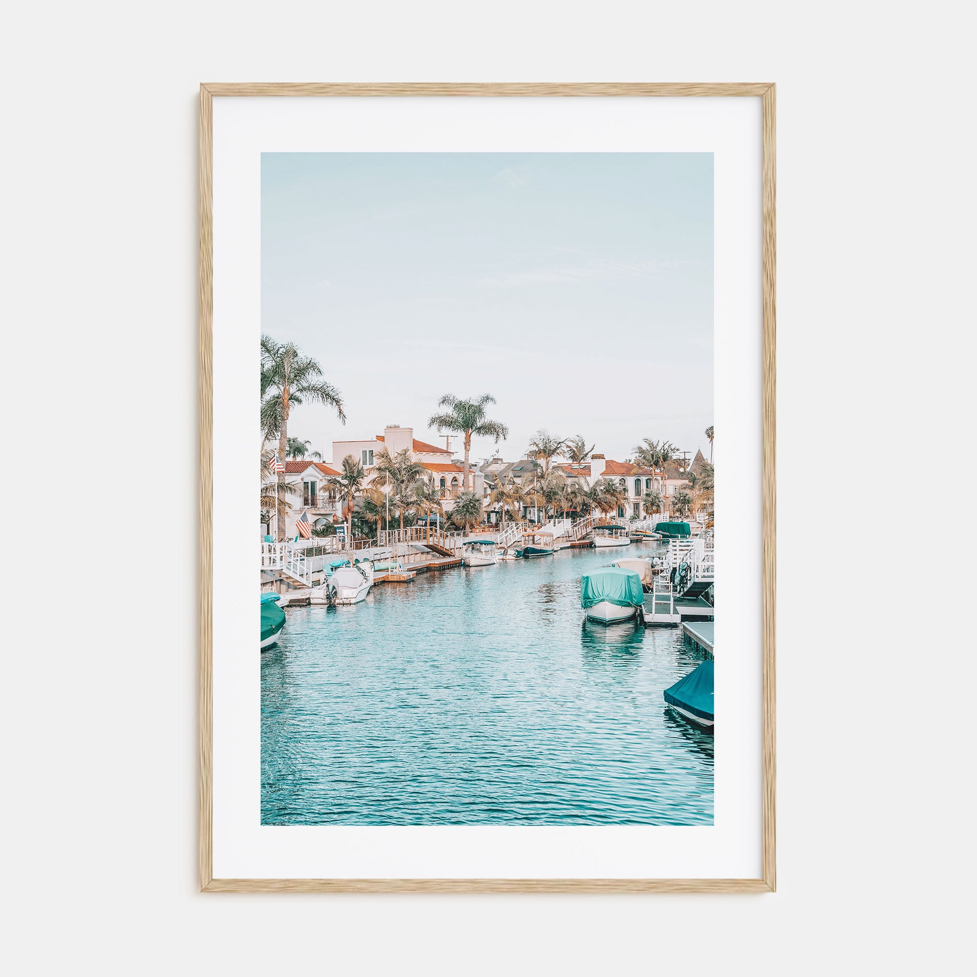 Boat on River Photo Color Poster